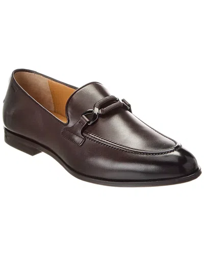 Bally Wernof Leather Loafer In Brown