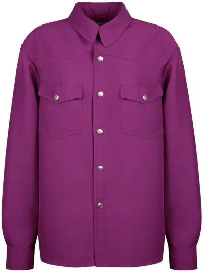 Bally Western-style Buttoned Shirt In Pink