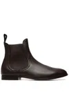 Bally Westminster Ankle Boots In Brown