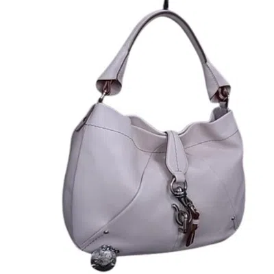 Pre-owned Bally White Leather Handbag Shoulder Bag Tote Bag ()
