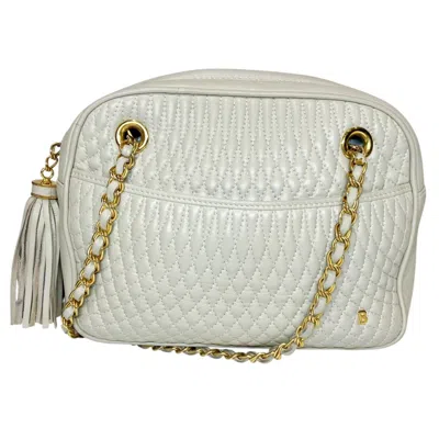 Pre-owned Bally White Leather Shoulder Bag ()