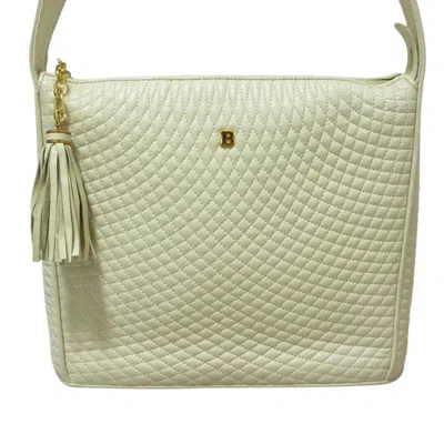 Pre-owned Bally White Leather Shoulder Bag ()