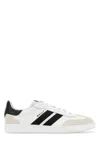 Bally Leather Sneakers With Contrast Heel Tab In White