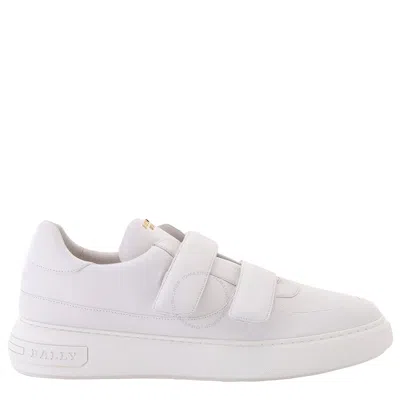 Bally White Maylor Leather Low-top Sneakers