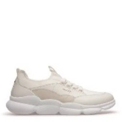 Bally White Passe-partout Synthetic Fabric Sneakers