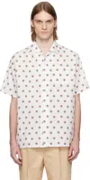 Bally White Printed Shirt In Multibone
