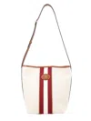 Bally Stripe Tote Bag Adjustable Strap Pocket In Multi