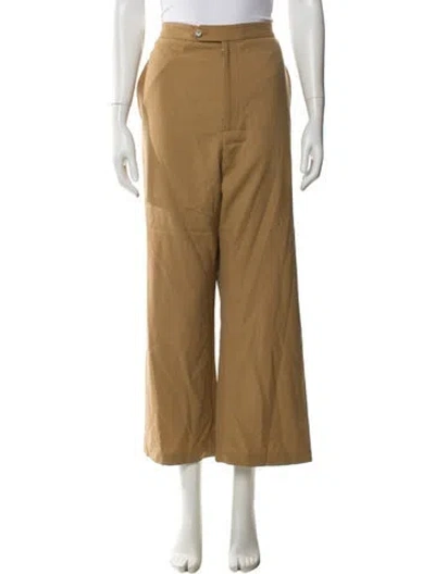 Pre-owned Bally Wide Leg Pants In Neutral
