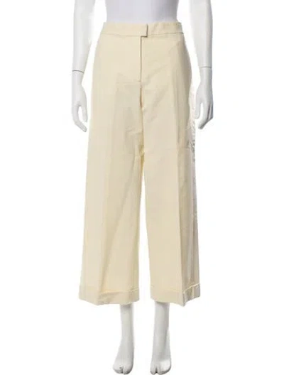 Pre-owned Bally Wide Leg Pants In Neutrals