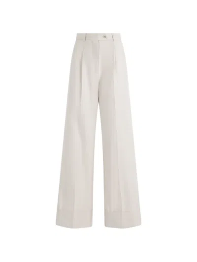 Bally Wide-leg Tennis Trousers In White