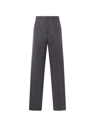 Bally Wide-leg Trousers In Gray