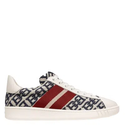 Bally Wiky Stripe Pattern Jacquard Sneakers In Multi