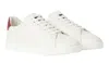 Bally Wildy 6237778 Men's White/red Calf Plain Leather Sneakers In Multi