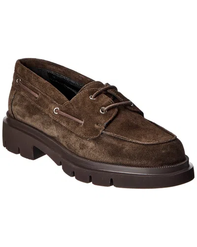 Bally Wilmina Suede Loafer In Brown