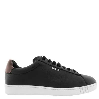 Bally Wilson Wildy Leather Low-top Sneakers In Black