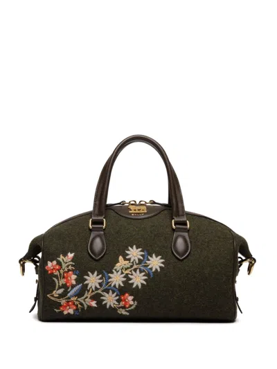 Bally Winter Capsule Tote Bag In Green
