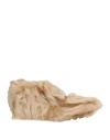 Bally Woman Ankle Boots Beige Size 5.5 Lambskin In Neutral