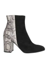Bally Woman Ankle Boots Black Size 7 Leather
