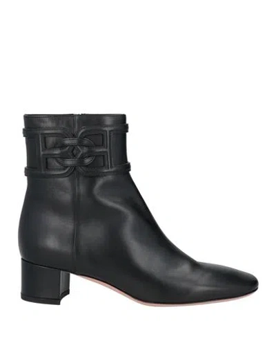 Bally Woman Ankle Boots Black Size 7 Leather