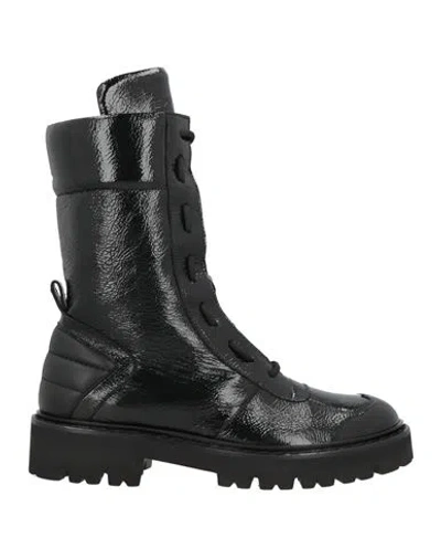 Bally Woman Ankle Boots Black Size 7.5 Calfskin