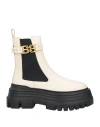 Bally Greby Ankle Boots In White