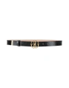 Bally Woman Belt Black Size 36 Leather In Black