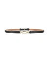 Bally Woman Belt Black Size 38 Leather