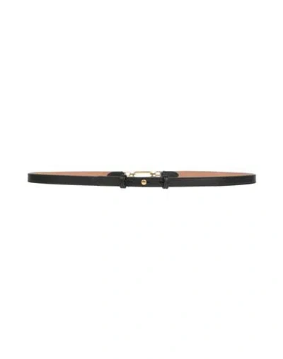 Bally Woman Belt Black Size 42 Cow Leather