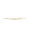 Bally Woman Belt Cream Size 38 Cow Leather In Gold