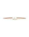 Bally Woman Belt Off White Size 42 Leather