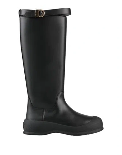 Bally Woman Boot Black Size 6.5 Leather