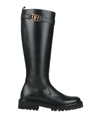 Bally Woman Boot Black Size 7.5 Cow Leather