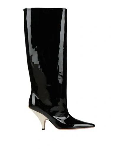 Bally Woman Boot Black Size 7.5 Leather