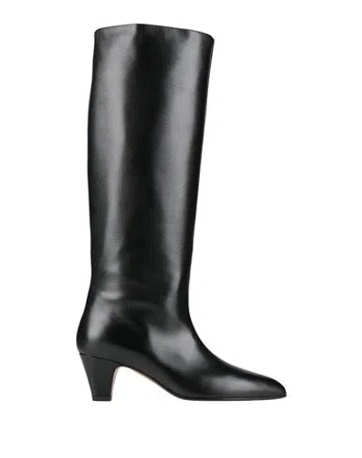 Bally Woman Boot Brown Size 6.5 Leather In Black