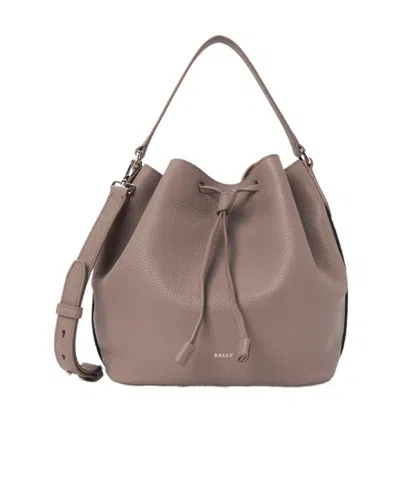 Bally Woman Bucket Bag In Brown