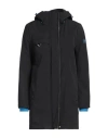 Bally Woman Coat Black Size 4 Nylon, Elastane, Lambskin In Black