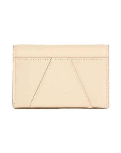 Bally Woman Coin Purse Beige Size - Leather In Neutral