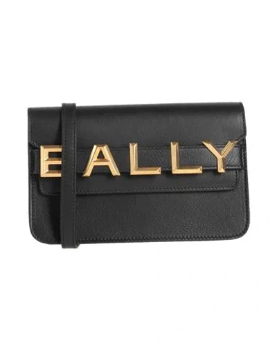 BALLY BALLY WOMAN CROSS-BODY BAG BLACK SIZE - LEATHER