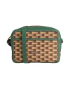 Bally Woman Cross-body Bag Green Size - Leather In Green