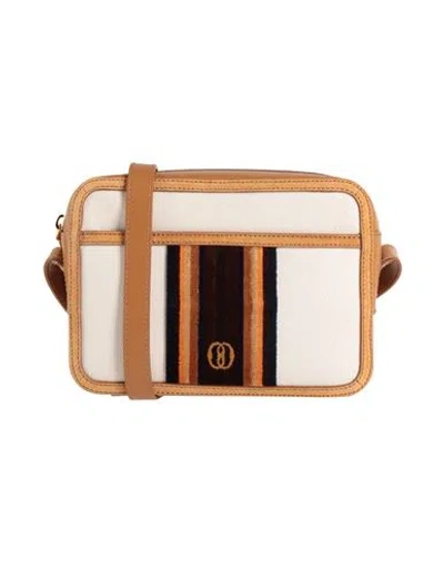 Bally Woman Cross-body Bag Marigold Size - Leather, Textile Fibers In Yellow