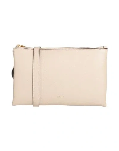 Bally Woman Cross-body Bag Beige Size - Leather