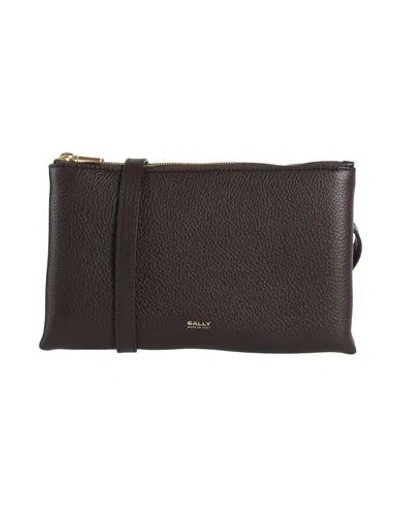 Bally Woman Cross-body Bag Dark Brown Size - Calfskin