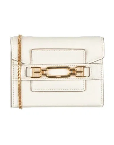 Bally Woman Crossbody Wallet Ivory Size - Cow Leather In White