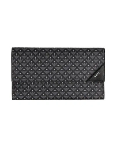 Bally Woman Document Holder Grey Size - Leather In Gray