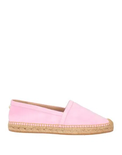 Bally Woman Espadrilles Pink Size 6.5 Goat Skin