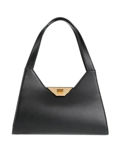 Bally Smooth Leather Tote Bag In Black