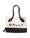 Bally Woman Handbag Black Size - Leather, Textile Fibers