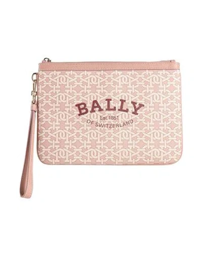 Bally Woman Handbag Blush Size - Leather In Burgundy