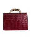Bally Woman Handbag Burgundy Size - Leather