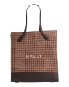 Bally Woman Handbag Camel Size - Textile Fibers In Sand